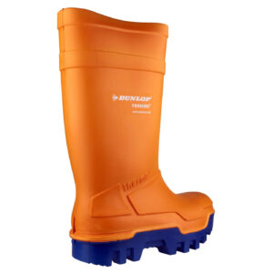 DUNLOP PUROFORT THERMO+ Safety Wellington - Side Profile Orange