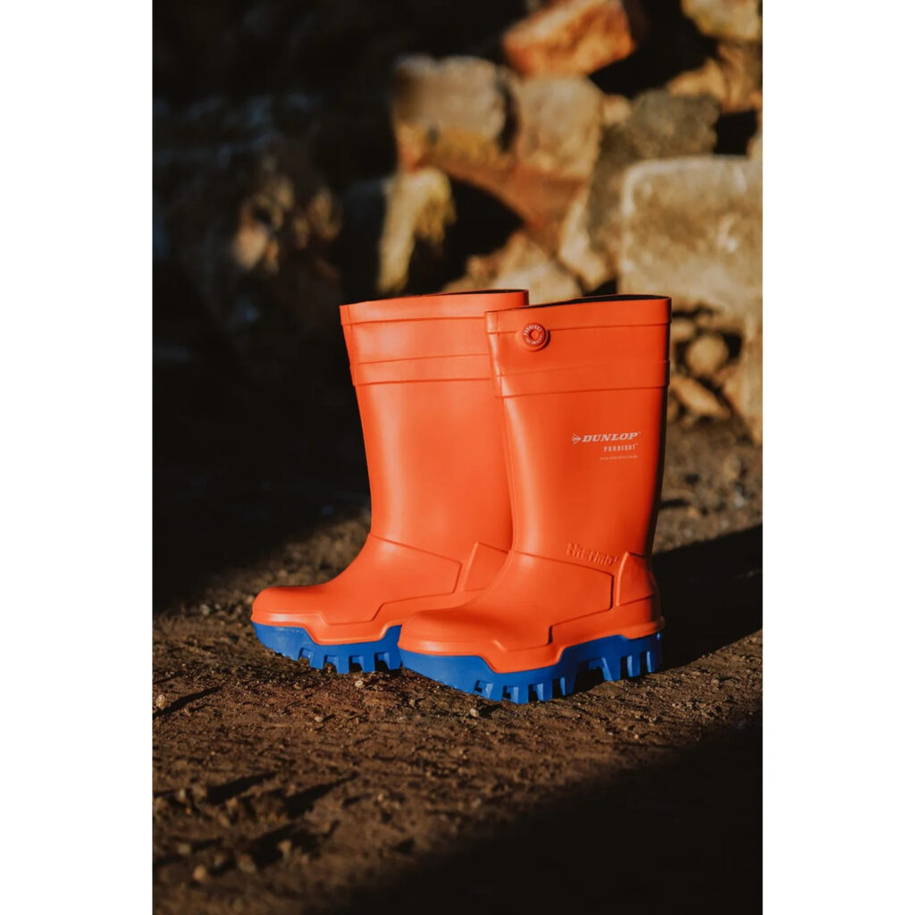 Dunlop purofort thermo plus full safety green wellington deals