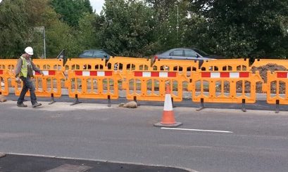 Firmus 2m Barrier Orange OAKEYS safety Ltd
