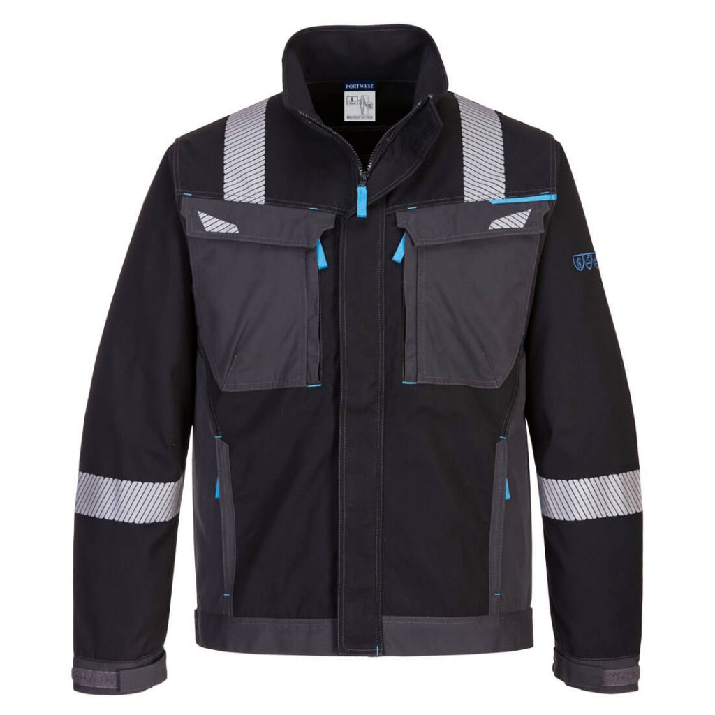 Portwest FR602 WX3 FR Work Jacket Black