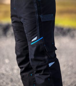 Portwest FR402 WX3 FR Service Trouser - Flame resistant service trouser in black