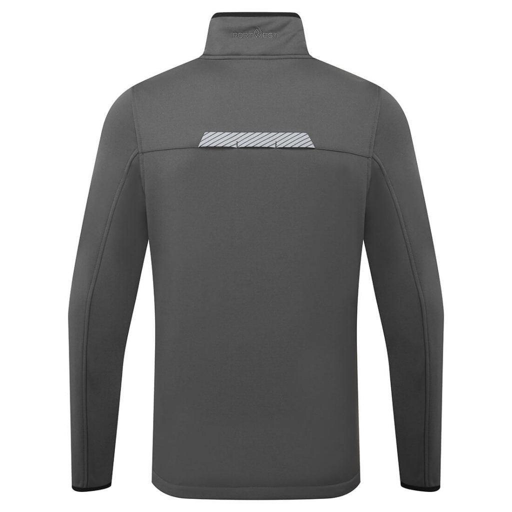 Portwest T756 WX3 Full Zip Tech Fleece Grey Rear