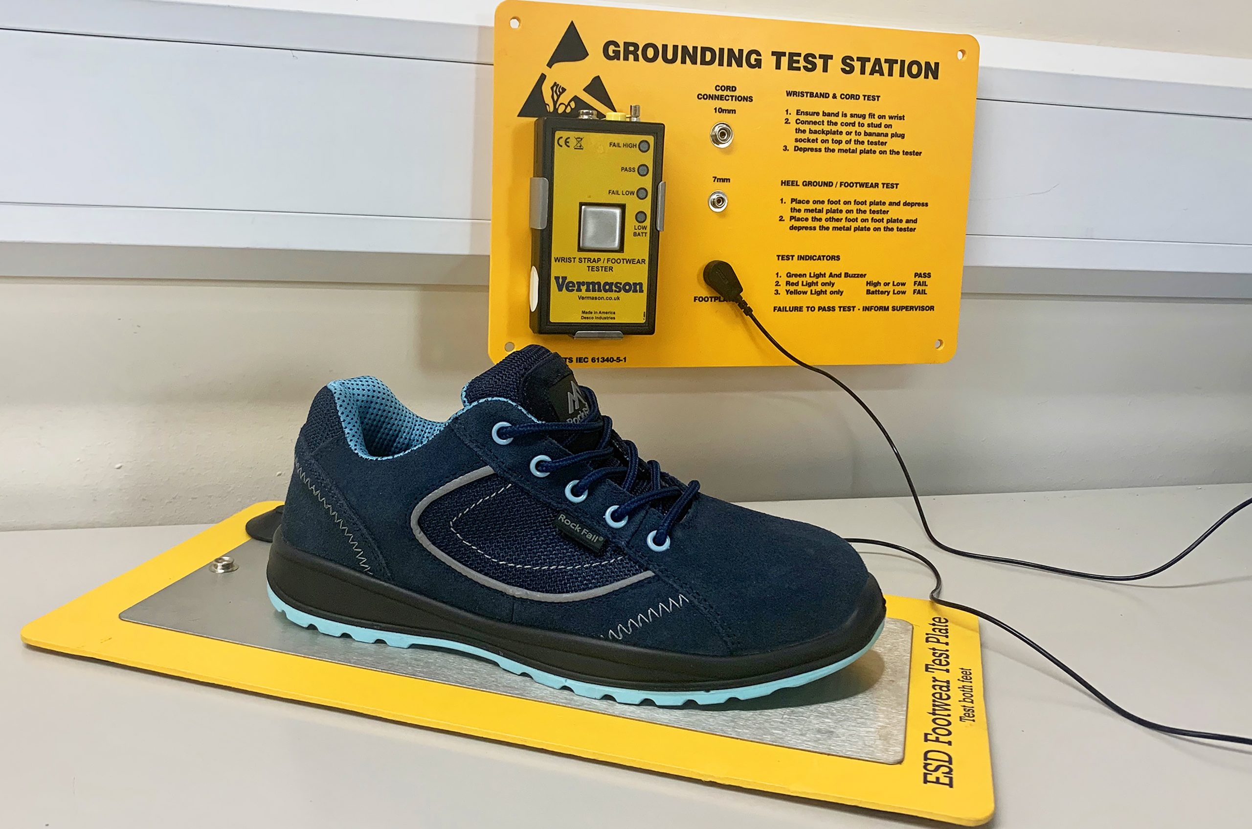 Rockfall Pearl Safety Trainers tested