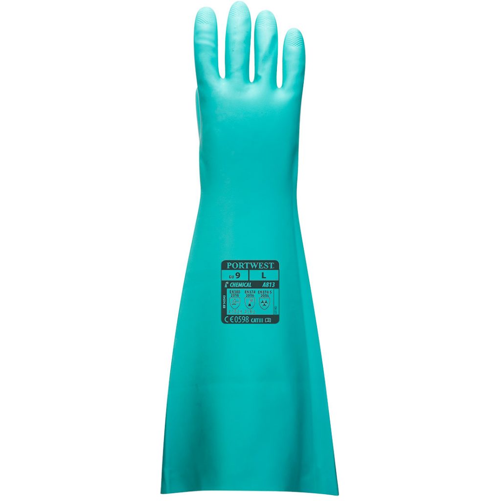 Portwest A813 Extended Length Nitrile Gauntlet