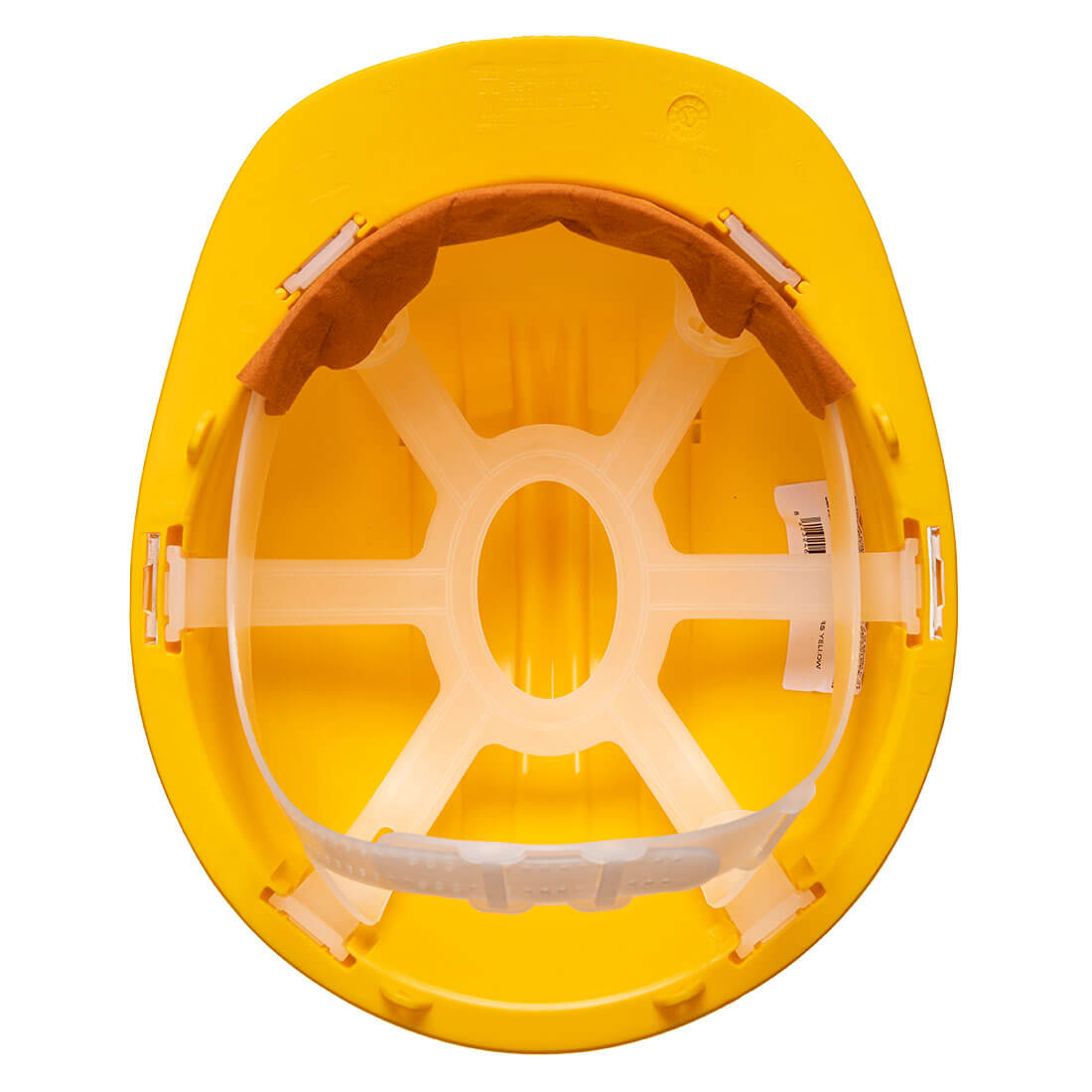 Portwest PS61 Work Safe Helmet - Yellow inside helmet