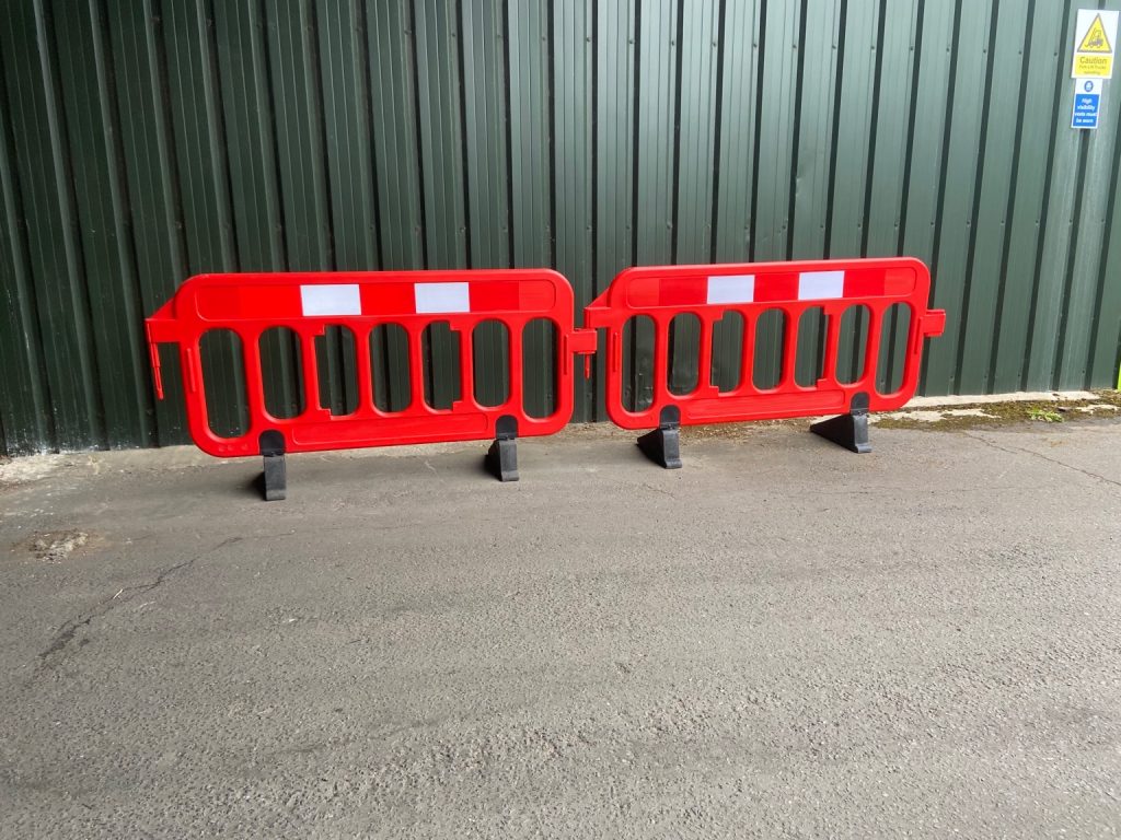 Red Chapter 8 Traffic Barriers