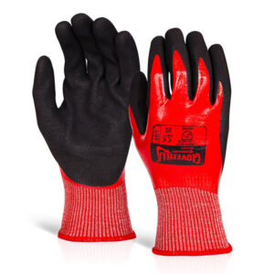 Glovezilla GZ109 Safety Gloves in Red