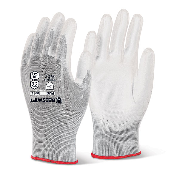 Beeswift PUG safety gloves in white