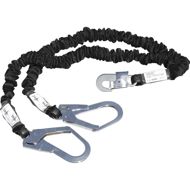 Delta Plus AN240ADD Fall Arrest Lanyard With Double Extensible Strap