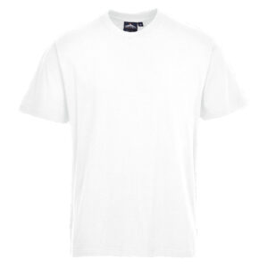 Portwest B195 Turin Premium T Shirt White Front