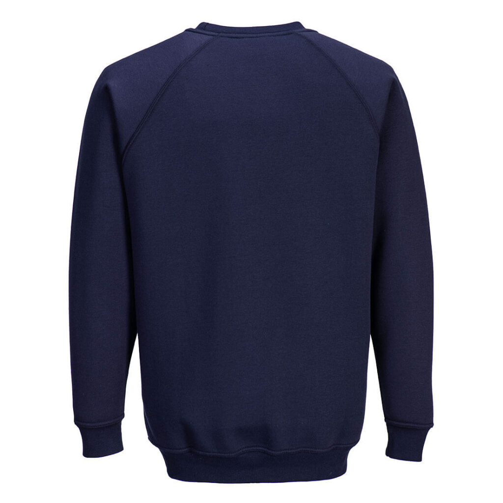 Portwest B300 Roma Sweatshirt Navy Rear