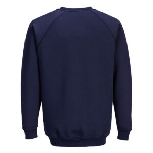 Portwest B300 Roma Sweatshirt Navy Rear