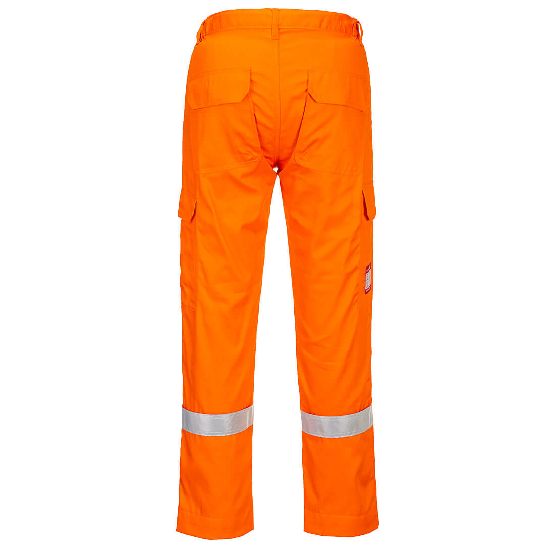 Portwest FR412 FR Lightweight Anti-Static Trousers Orange Rear