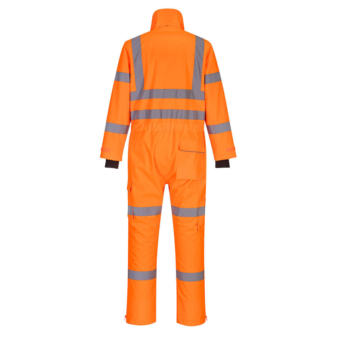 Portwest S593 Hi Vis Extreme Rain Coverall Orange Back