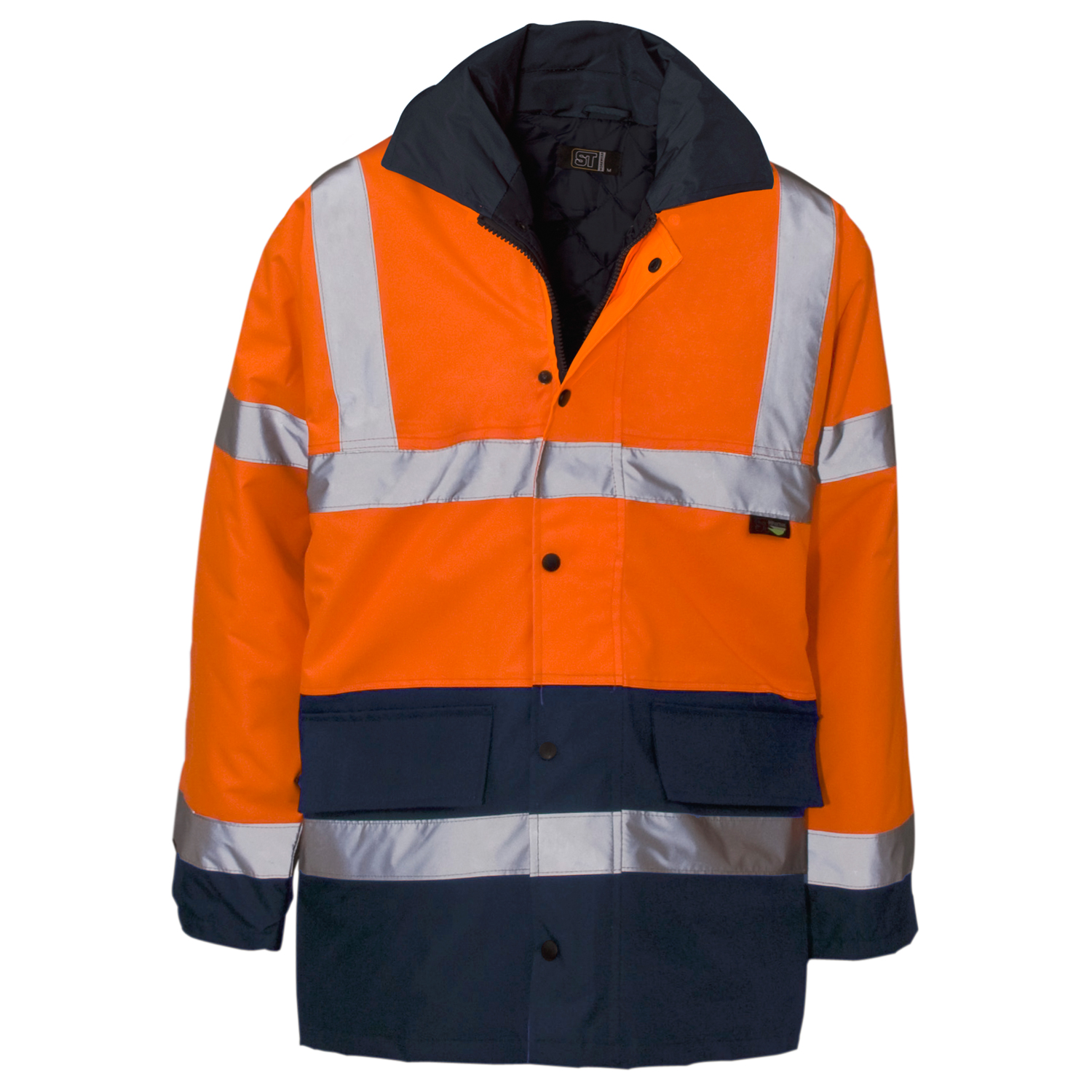 Supertouch Hi Vis 2 Tone Parka Orange