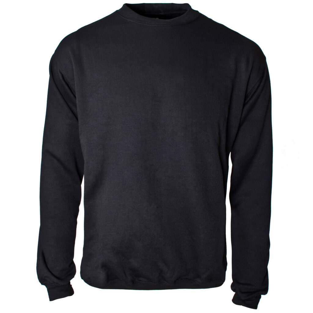 Supertouch Polycotton Sweatshirt Black