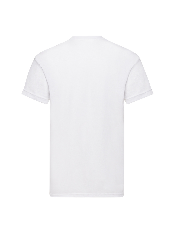 Fruit and loom SUPER PREMIUM T Shirt 0610440 White Rear
