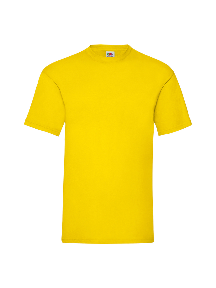 Fruit and loom SUPER PREMIUM T Shirt 0610440 Yellow Front