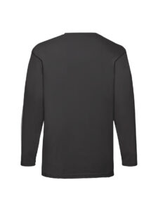 Fruit and loom ORIGINAL LONG SLEEVE T Shirt 0614280 Black Rear
