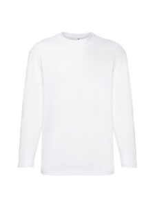 Fruit and loom ORIGINAL LONG SLEEVE T Shirt 0614280 White