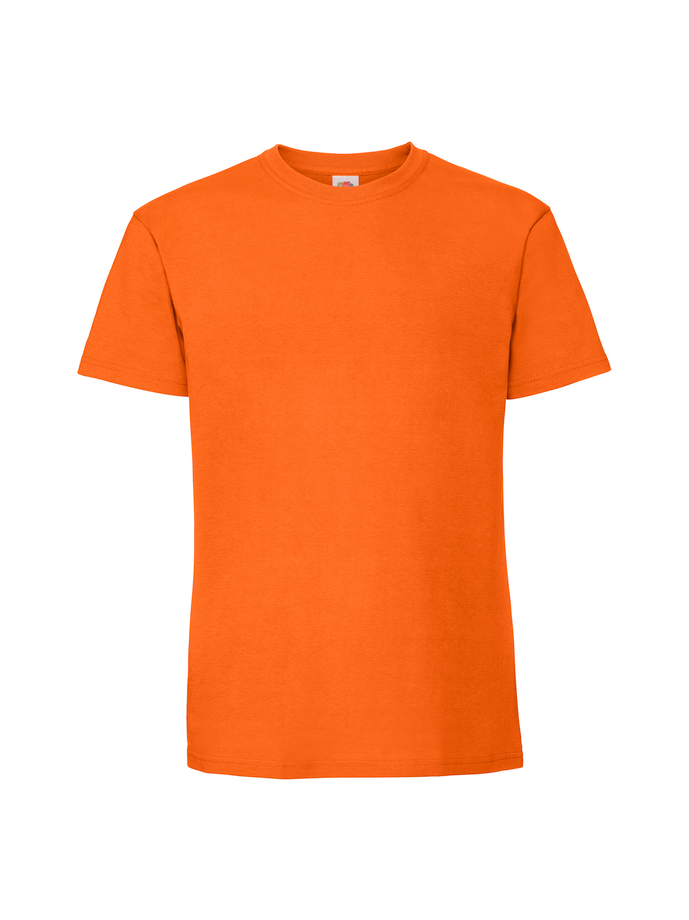 Fruit and Loom ICONIC 195 RINGSPUN PREMIUM T Shirt 0614220 Orange