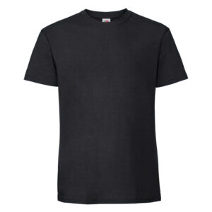 Fruit and Loom ICONIC 195 RINGSPUN PREMIUM T Shirt 0614220 Black