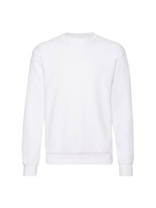 Fruit and Loom Sweatshirt White Front