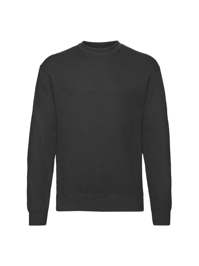 Fruit and Loom Sweatshirt Black Front