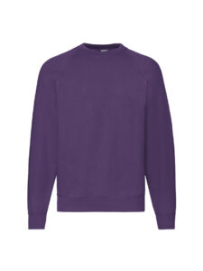 Fruit and Loom Sweatshirt Purple Front