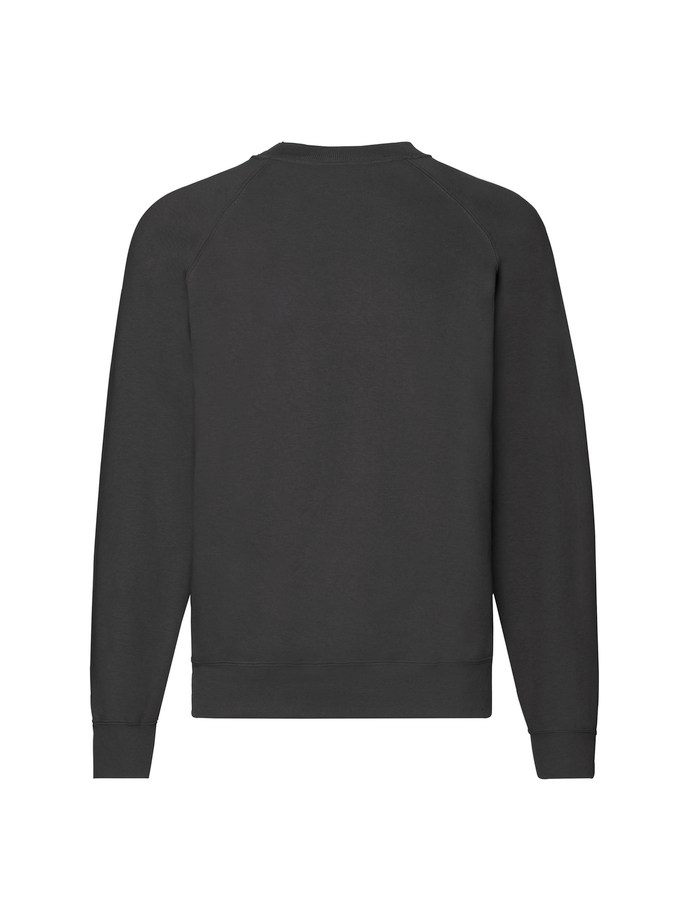 Fruit and Loom Sweatshirt Black Rear