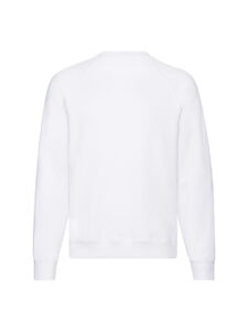 Fruit and Loom Sweatshirt White Rear