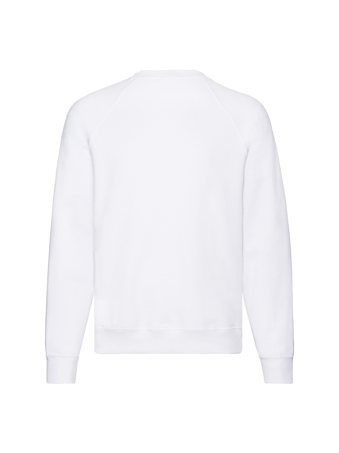 Fruit and Loom Sweatshirt White Rear