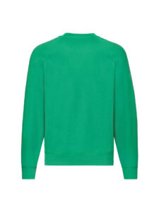 Fruit and Loom Sweatshirt Green Rear