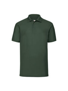Fruit and Loom Classic Polo Shirt Green Front