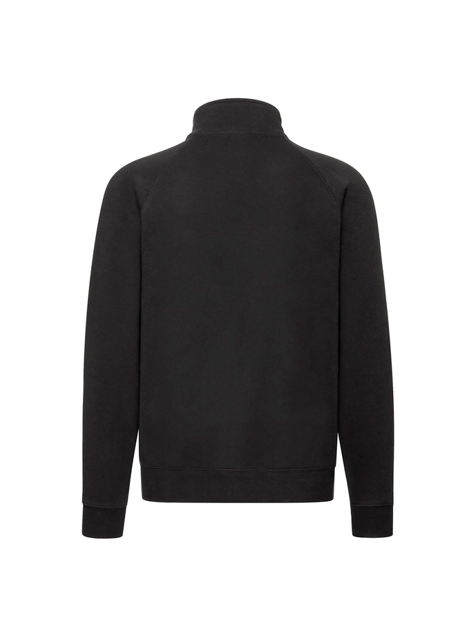 Fruit and Loom Full Zip Black Rear