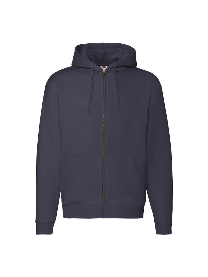 Fruit and Loom Navy Full Zip Hoodie