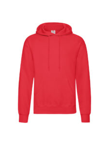 Fruit and Loom Hoodie Red Front