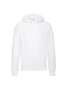 Fruit and Loom Hoodie White Front