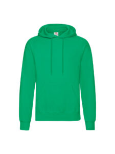 Fruit and Loom Hoodie Green Front