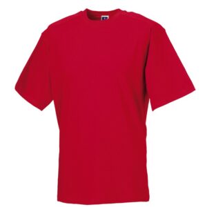 J010M Russell Heavy Duty T-shirt Red Front