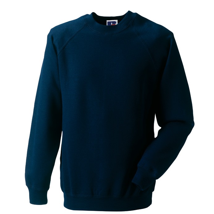 J762M Russell Mens Classic Sweatshirt Navy Front