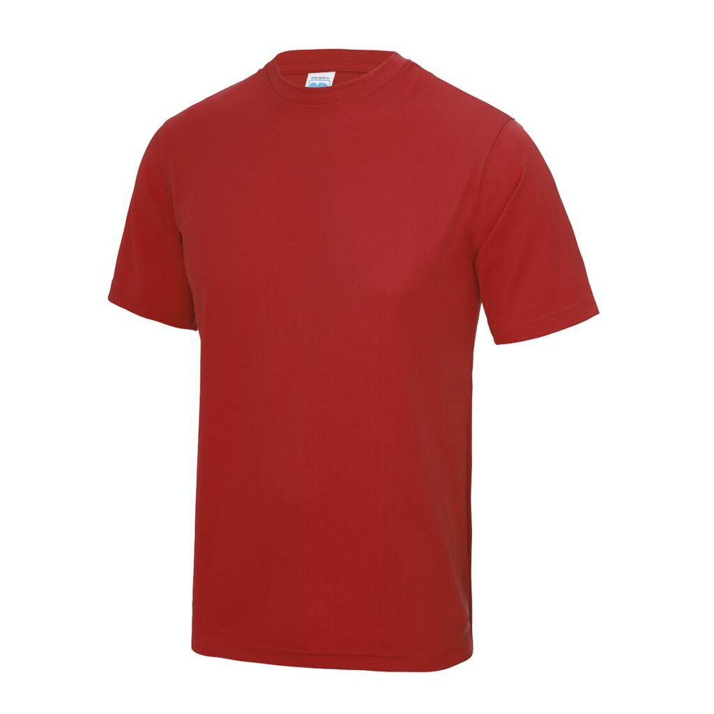 JC001X Awdis Cool T Shirt Red Front