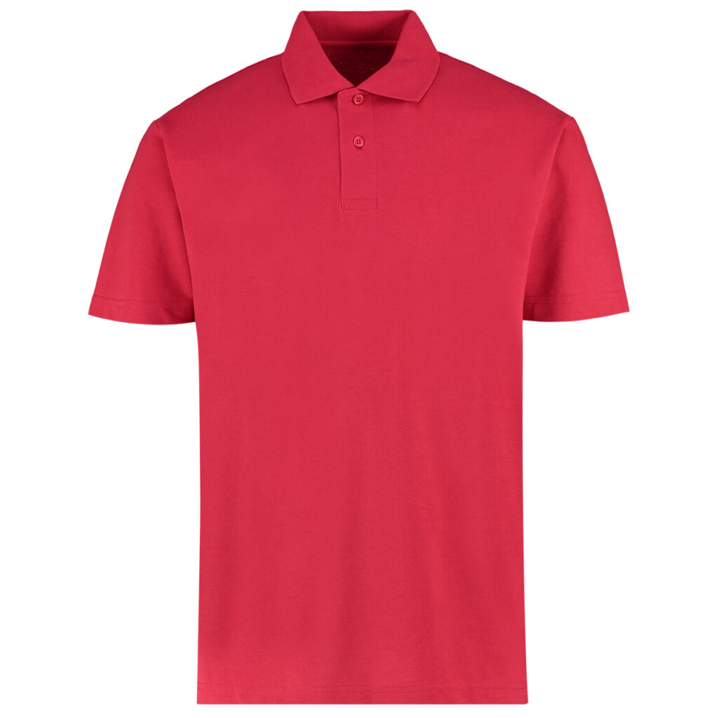 KK422M Kustom Kit Regular Fit Workforce Polo Red Front
