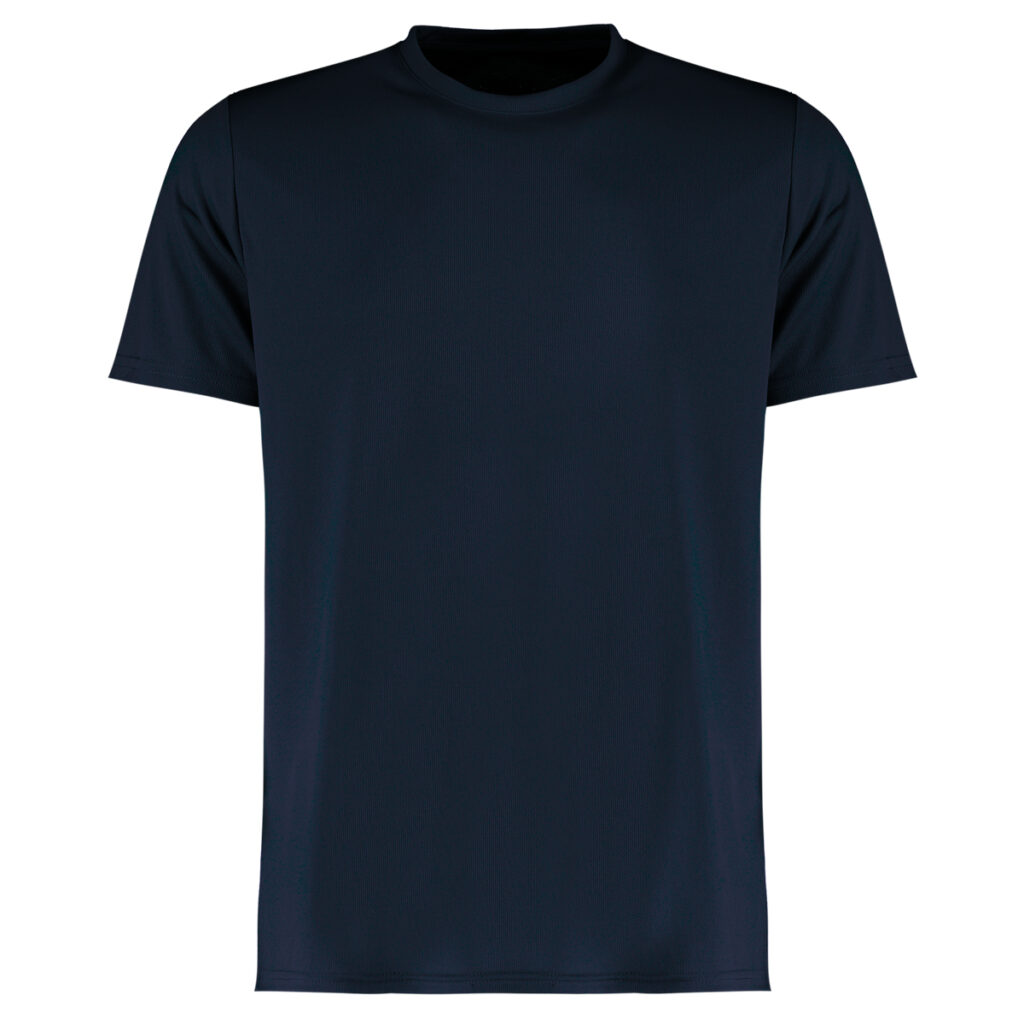 KK555M Kustom Kit Regular Fit Cooltex Plus Wicking Tee Navy Front
