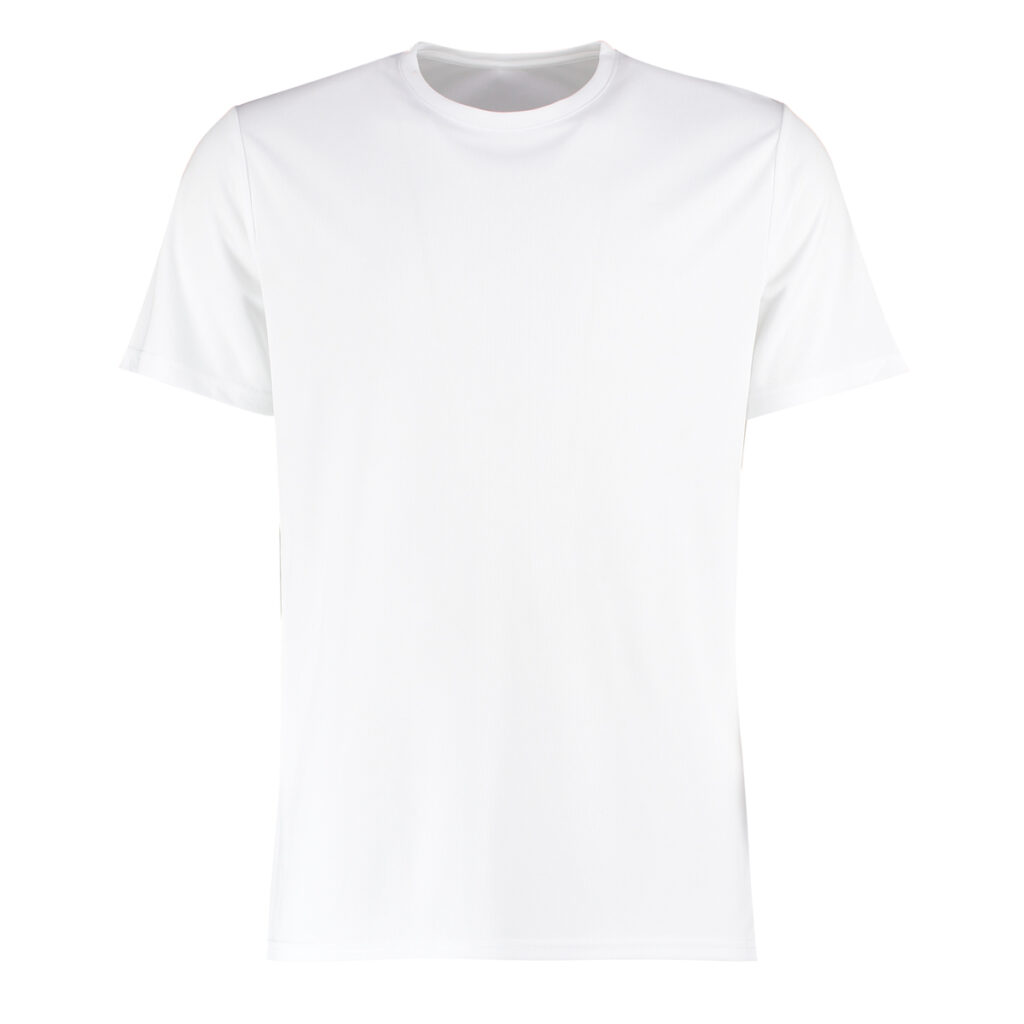 KK555M Kustom Kit Regular Fit Cooltex Plus Wicking Tee White Front