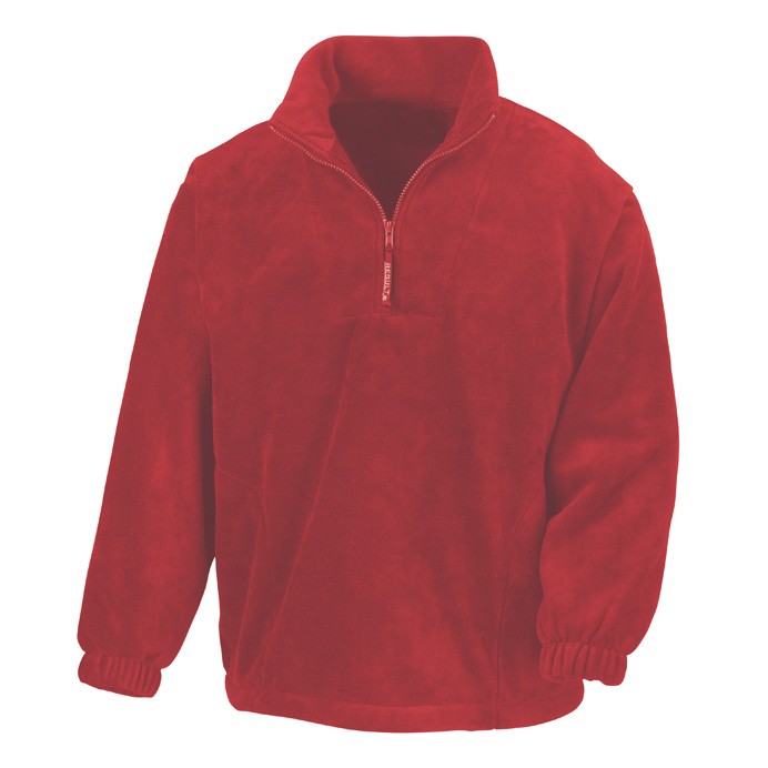 R033X Result Polartherm Fleece Top Red Front