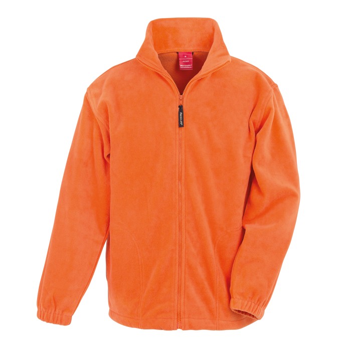R036X Result Polartherm Fleece Jacket Orange Front