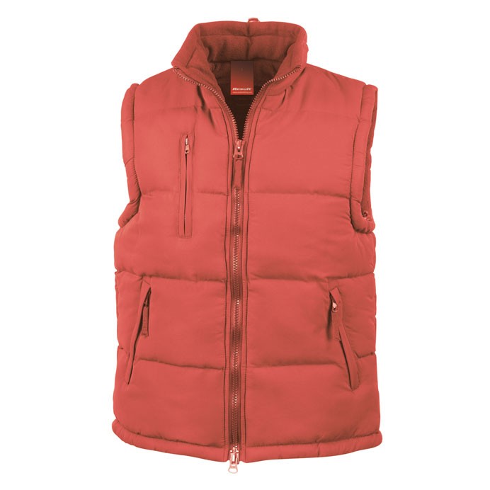 R088X Result Ultra Padded Bodywarmer Red Front