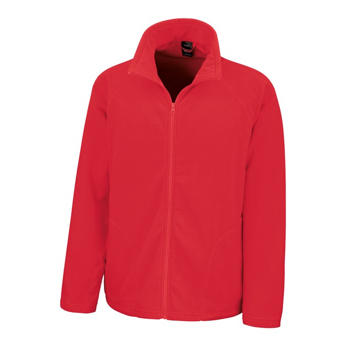 Result R114X Core Microfleece Jacket Red Front