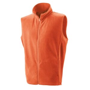 Result R116X Core Microfleece Gilet Orange Front